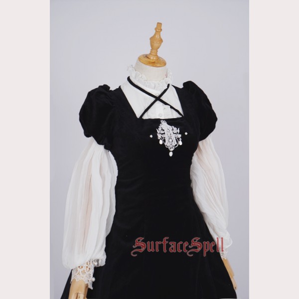 Surface Spell Gothic St. Therese Lolita Dress One Piece OP